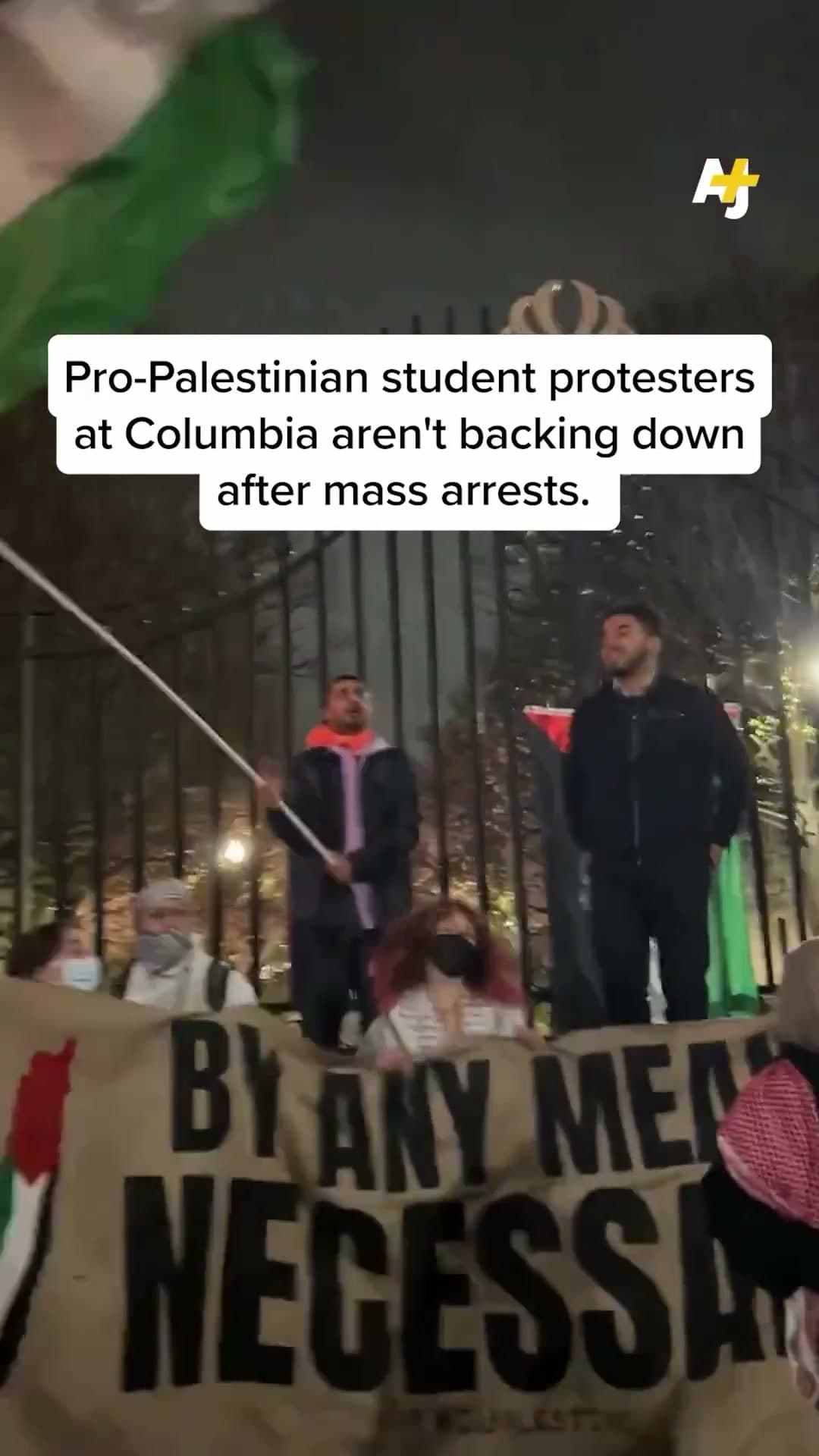 Columbia Students Not Backing Down After Mass Arrests